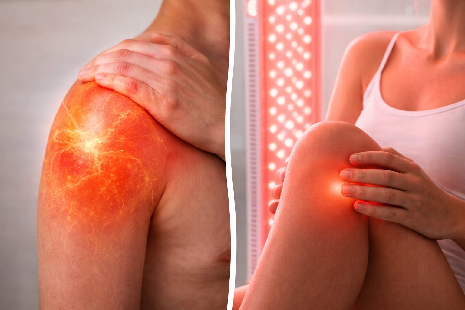 Red light therapy supporting recovery and inflammation comfort